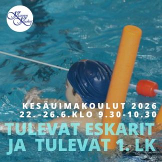 Kesäuimakoulu, tulevat eskarit ja tulevat 1. lk VK 26