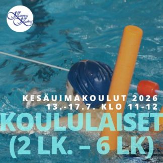 Kesäuimakoulu, koululaiset (2 lk. - 6 lk.) VK 29